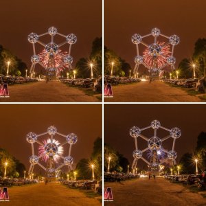 Brussel -Les Feux de Laeken - Vuurwerk in Laken