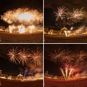 Wintervuurwerk Scheveningen : 01-12-2019