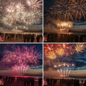 Scheveningen , Redwire vuurwerk - 12-08-2017