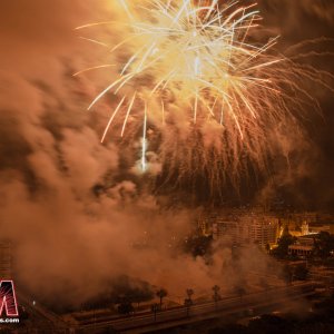 Pirotecnia Europla de Belgida - Castillo- Las Fallas 2016