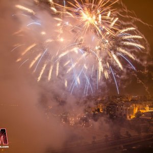 Pirotecnia Europla de Belgida - Castillo- Las Fallas 2016