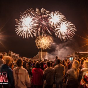 09-08-2019 - Brussel , Les Feux de Laeken - Vuurwerk in Laken