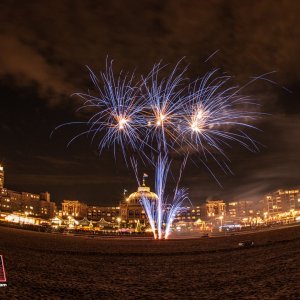 01-12-2019 , wintervuurwerk Scheveningen