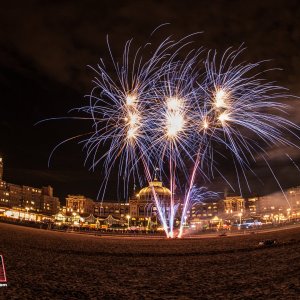 01-12-2019 , wintervuurwerk Scheveningen