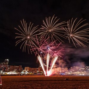 01-12-2019 , wintervuurwerk Scheveningen