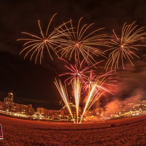 01-12-2019 , wintervuurwerk Scheveningen