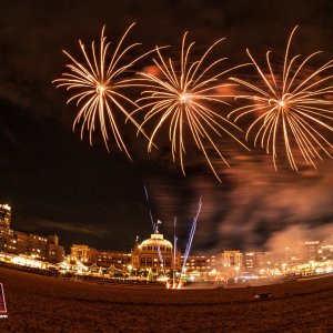 01-12-2019 , wintervuurwerk Scheveningen