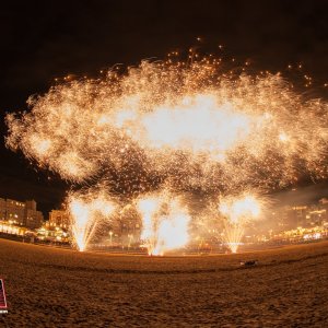 01-12-2019 , wintervuurwerk Scheveningen