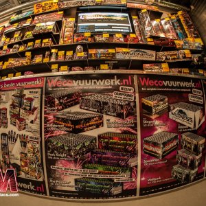 Winkel bezoek , quartel-vuurwerk pijnacker