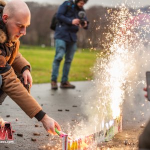 Vuurwerkdemonstratie 12-12-2020 Malieveld