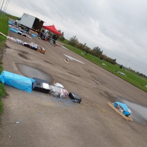 Opbouw 70 jarig bestaan Van Tol  Versunie