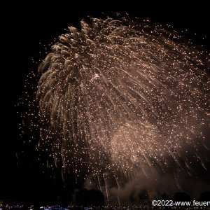 Fireworks for Japantag in Düsseldorf 2022