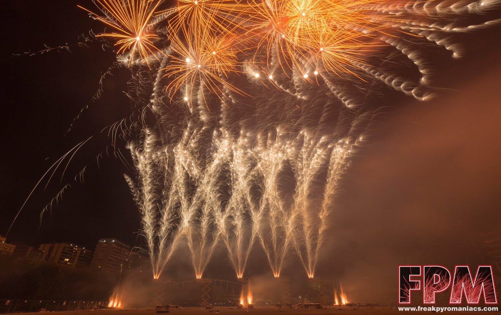 Nit del Foc pirotecnia Marti