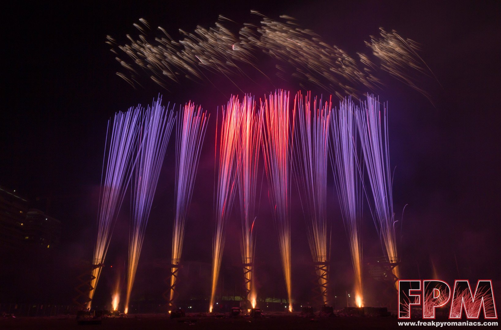 Nit del Foc pirotecnia Marti