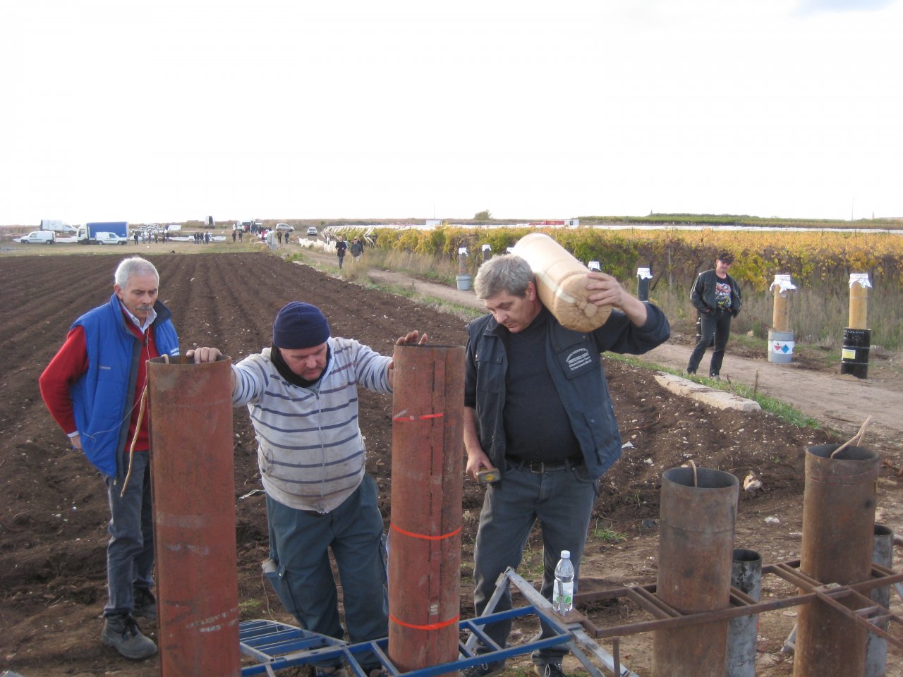 Opbouw dagshow Raffaele Boccia op 9 november.