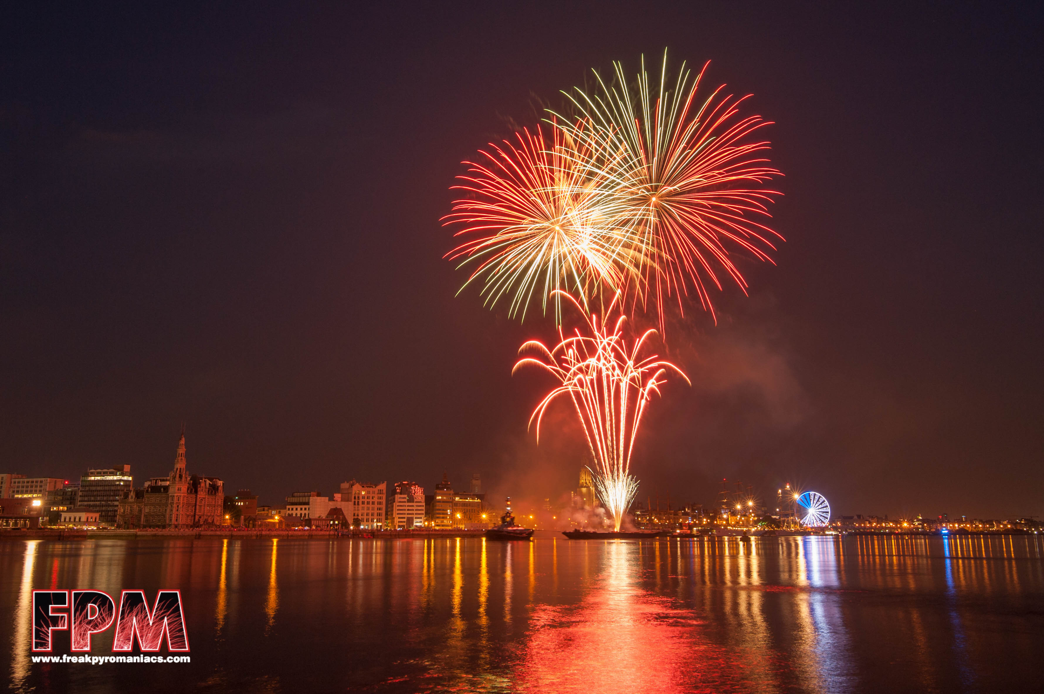 Vuurwerk Antwerpen - 23-07-2022