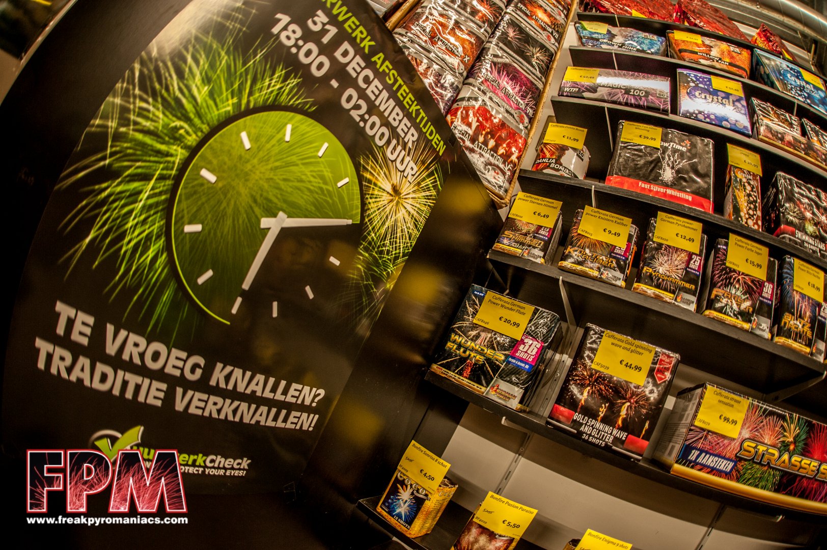 Winkel bezoek , quartel-vuurwerk pijnacker